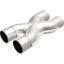 Stainless Tru-X Crossover 3in Dual
