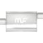Stainless Muffler 2.5in Offset In/Center Out
