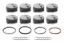 SBC FT PowerPak Piston Set 4.030 Bore -4.1cc