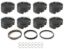 BBF PowerPak Piston Set 4.390 Bore -38.0cc