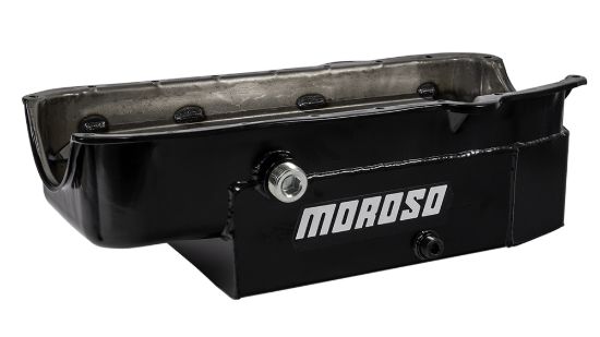 SBC 8qt CT Oil Pan - LH Dipstick