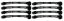 Ultra Plug Wire Set GM LS 9.75 Long Black