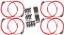 Ultra 350 Plug Wire Set - Red LS