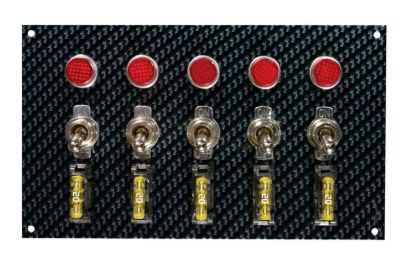 Fiber Design Switch Panel - Black/Black