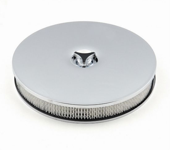 14in Chrome Air Cleaner