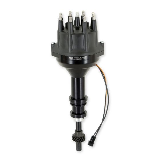 SBF 351W Pro Billet Distributor Black Finish