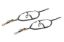 Dragster Front Nets Only Pair Flat Snap Hooks
