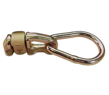 Double Stud Tie Down Ring w/Pear Shaped Ring