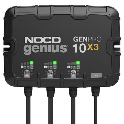 Battery Charger 3-Bank 30 Amp Onboard