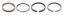 Perf. Piston Ring Set V8 4.070 Bore 1.5x1.5x3.0