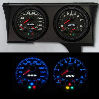 Gauge Kit GM Monte Carlo 78-88 Perf II Blk