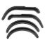 4 Piece Replacement Flar e Kit; 55-86 Jeep CJ Mod