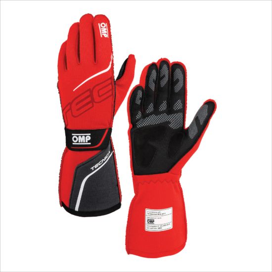 TECNICA GLOVES FIA 8856- 2018 RED / BLACK SZ. S