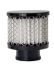 Breather Valve Cover 1.375in Black