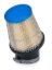 Filter Air Kart 2.437in Inlet 4in 20 Deg Blue