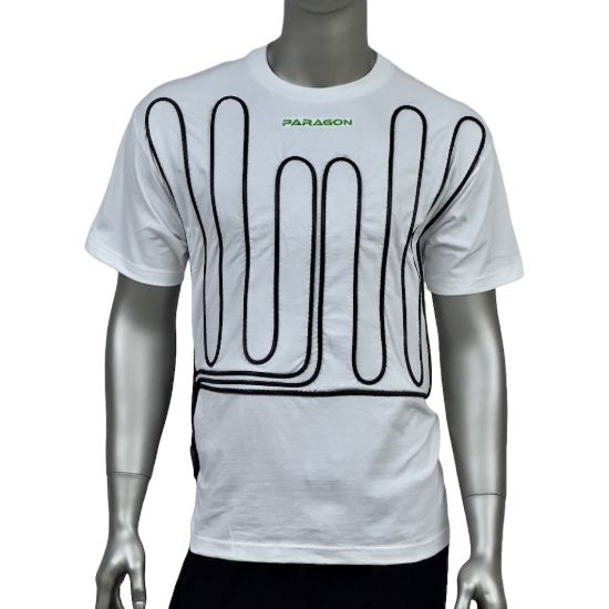 Shirt Cooling XX-Large White Right Exit