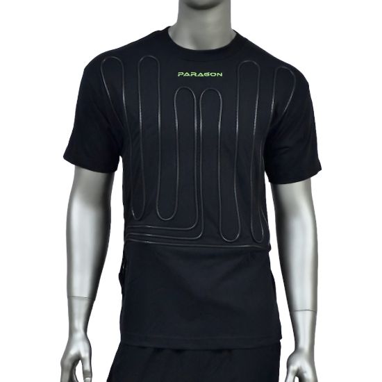 Shirt Cooling 3X- Large Black Right Exit