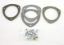 Collector Flanges - 1pr 3-Bolt 3-1/2in Dia.