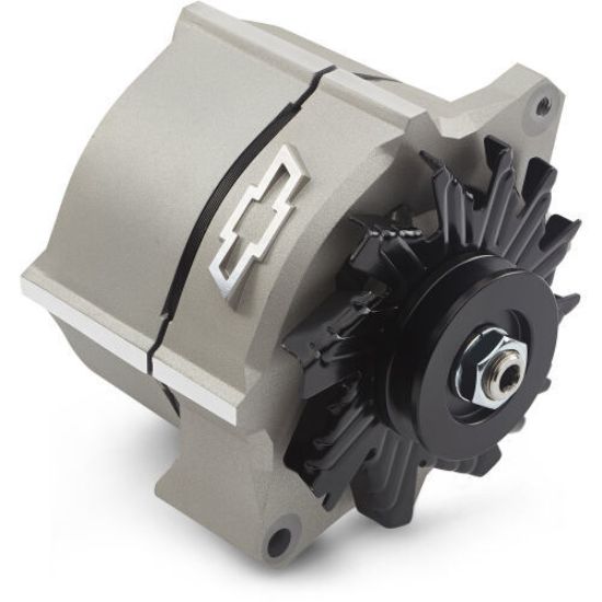 Alternator Raised Bowtie Emblem Cast Gray Crinkle