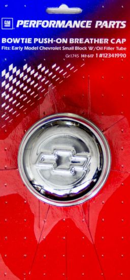 Chrome Push On V/C Breather