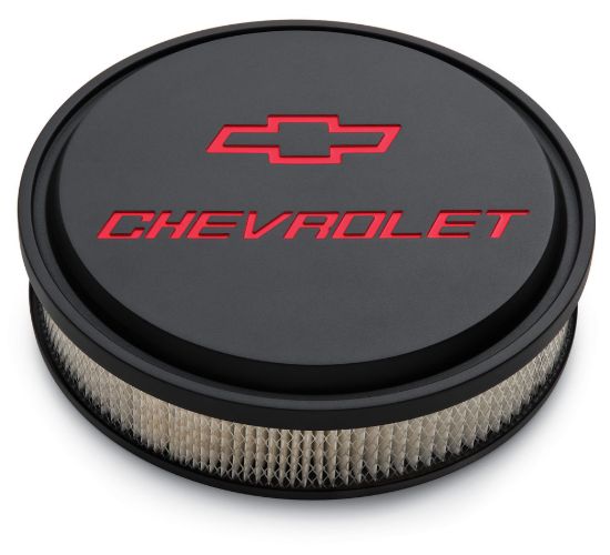 Slant Edge Bowtie Air Cleaner Black Crinkle