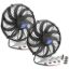 Brushless Electric Fan Dual 12in S-Blade Puller