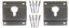 Bracket Vinyl Door Brackets (set of 2)