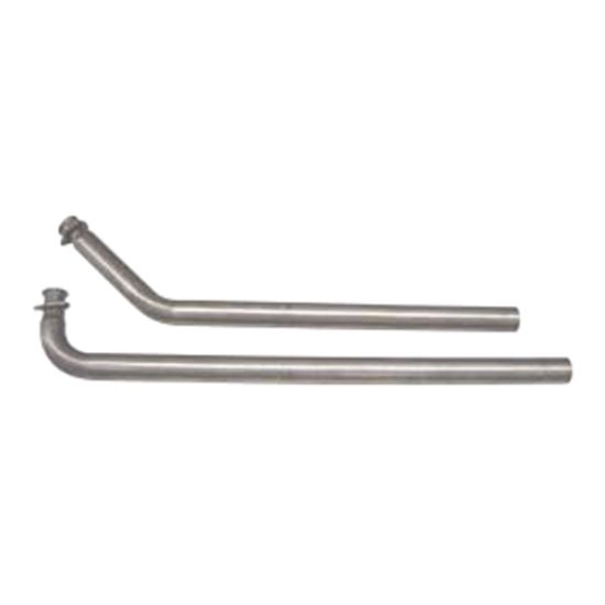 67-74 Camaro SBC 2.5in Manifold Downpipes