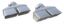 Exhaust Tips Slip Fit 3in Dual Rectangle Slant