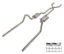 66-71 Ford Fairlane Crossmember Back Exhaust