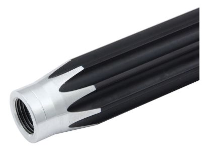 3/8 Aluminum Scalloped Tube 3.5in