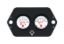 Gauge Panel 2in Open Wheel w/ Switch