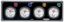 4 Gauge Panel  OP/WT/OT/ FP Black