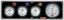 3-1 Gauge Panel OP/WT/OT w/3-3/8in Tach Black