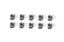 Adel Line Clamps Alum 1/4in 10pk