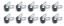 Alum Line Clamps 3/8in 10pk