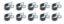 Alum Line Clamps 1in 10pk