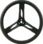 15in Steering Wheel Stl Black