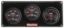 Redline 2-1 Gauge Panel OP/WT w/Recall Tach