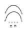 Stainless Steel Brake Hose Kit Front