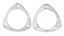3.5 Dia Collector Gasket Pair