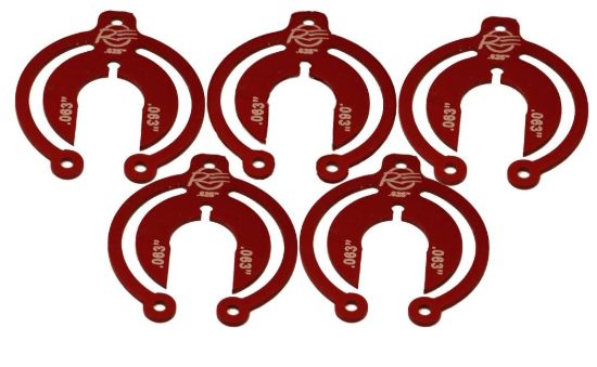 Alum Packer 16mm 1/16in Thick - 5 Pack