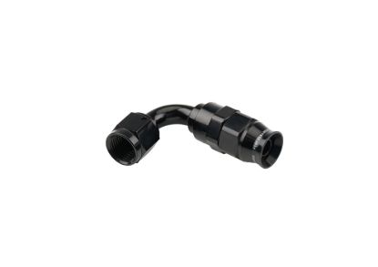 6AN 100 Degree PTFE Reusable Hose End Black