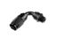 8AN Hose End 8AN ORB End 90Deg Tube Black