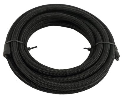 6AN eSeries 235 E85 Nylon Hose 3ft Black