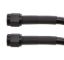 4AN Pre-Assembled Brake Lines- Black