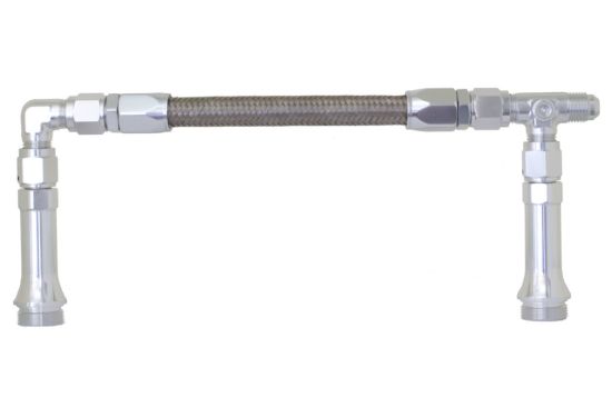 6AN Dual Feed Carb Kit Clear