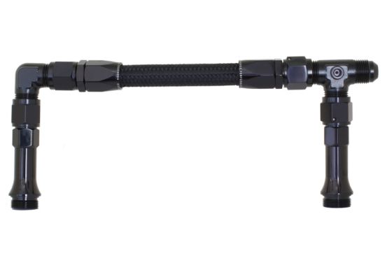 8AN Dual Feed Carb Kit Black