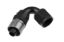6AN Crimp Style Hose End Black 120