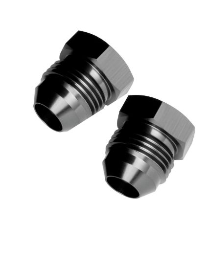 4AN Flare Plug 2/pkg Black